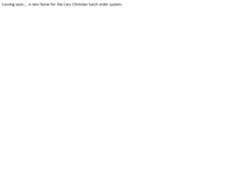 Tablet Screenshot of lunchorder.org